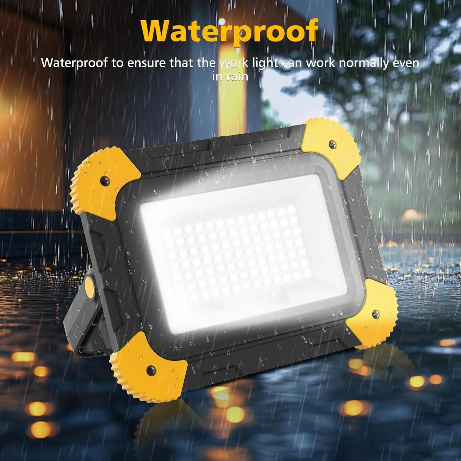 Foco LED de Trabajo Portátil 5 Modos Recargable para Taller
