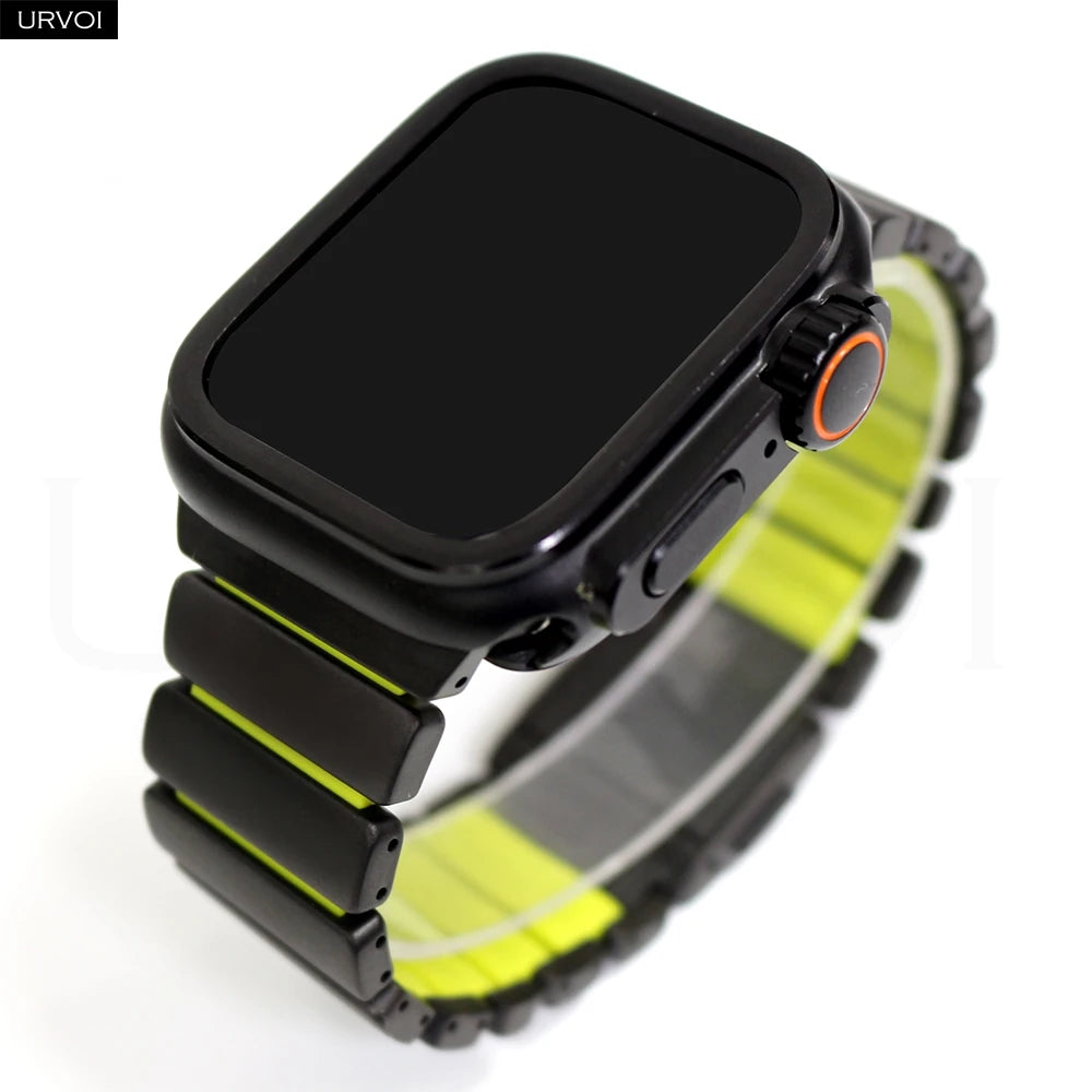 Correa URVOI Stratos Titanio para Apple Watch