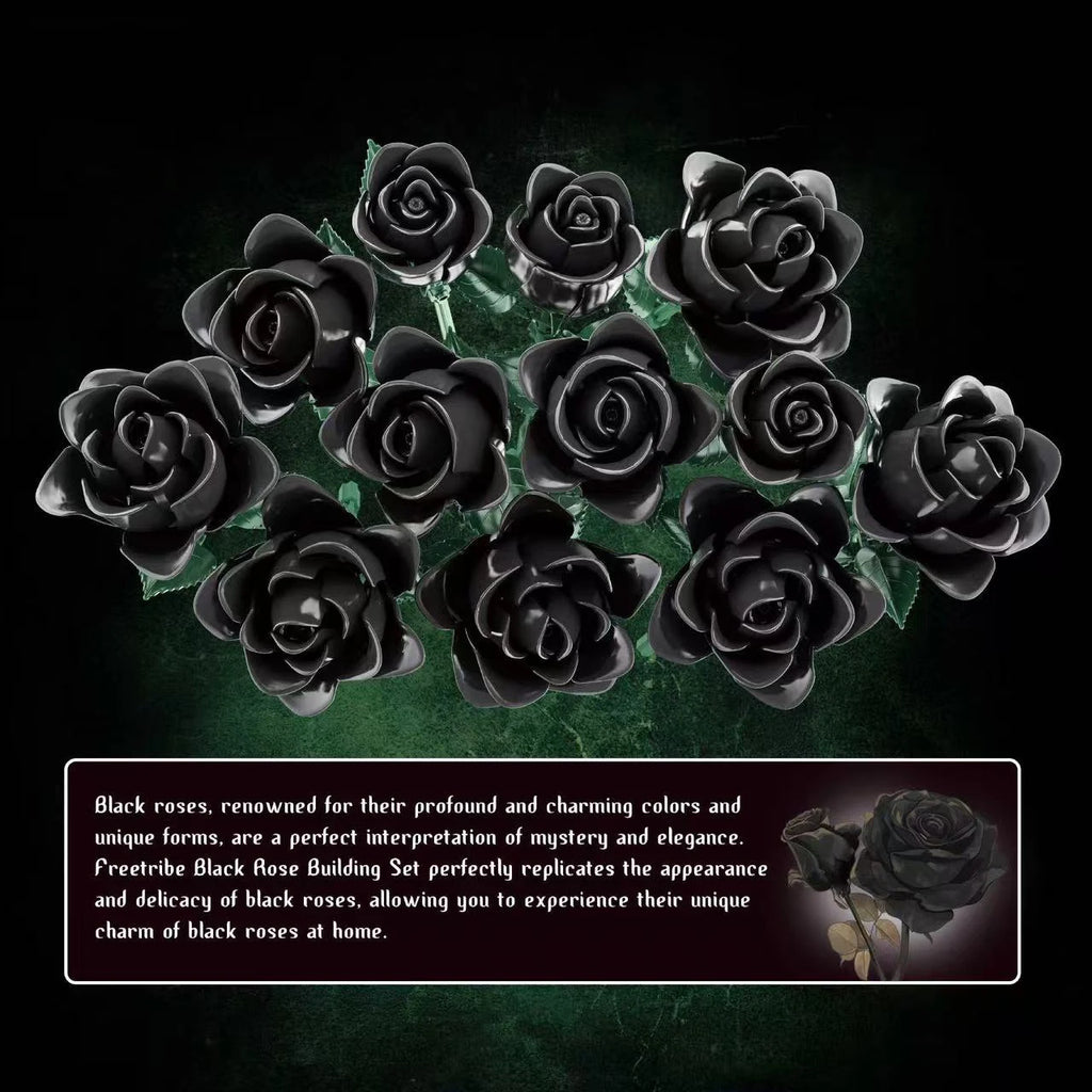 Bloques de Construcción de Ramo de Rosas, Modelo de Flor Botánica DIY, Decoración Creativa para el Hogar, Regalo para Ella, Mujeres y Adultas, Día de San Valentín, Día de la Madre