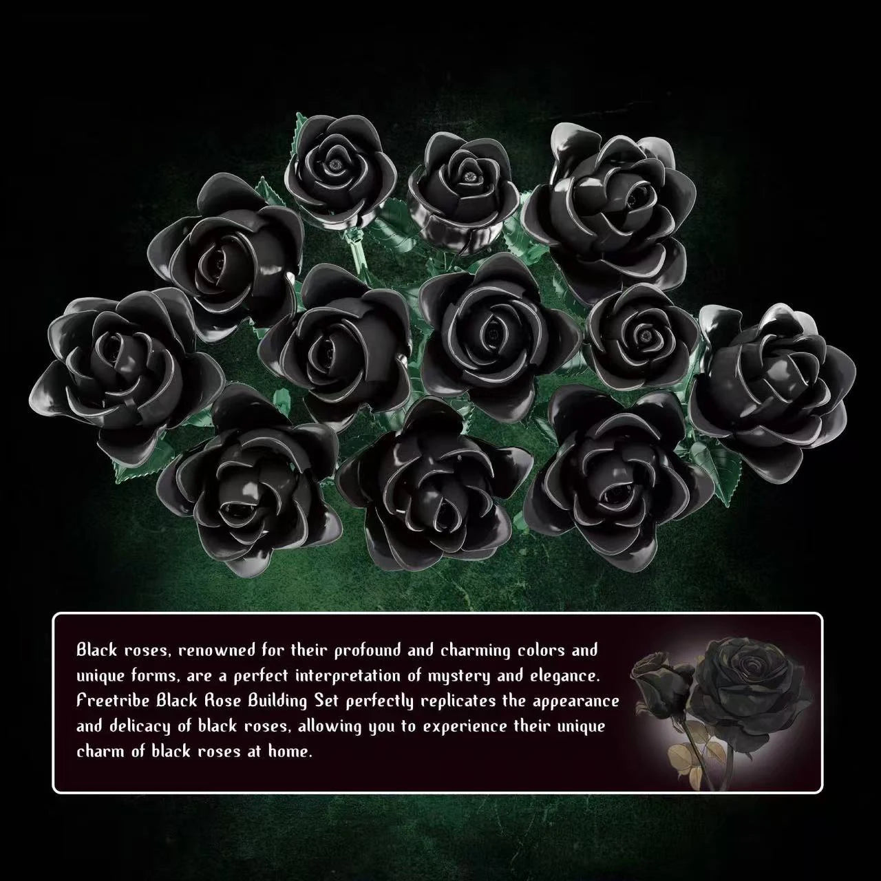 Bloques de Construcción de Ramo de Rosas, Modelo de Flor Botánica DIY, Decoración Creativa para el Hogar, Regalo para Ella, Mujeres y Adultas, Día de San Valentín, Día de la Madre