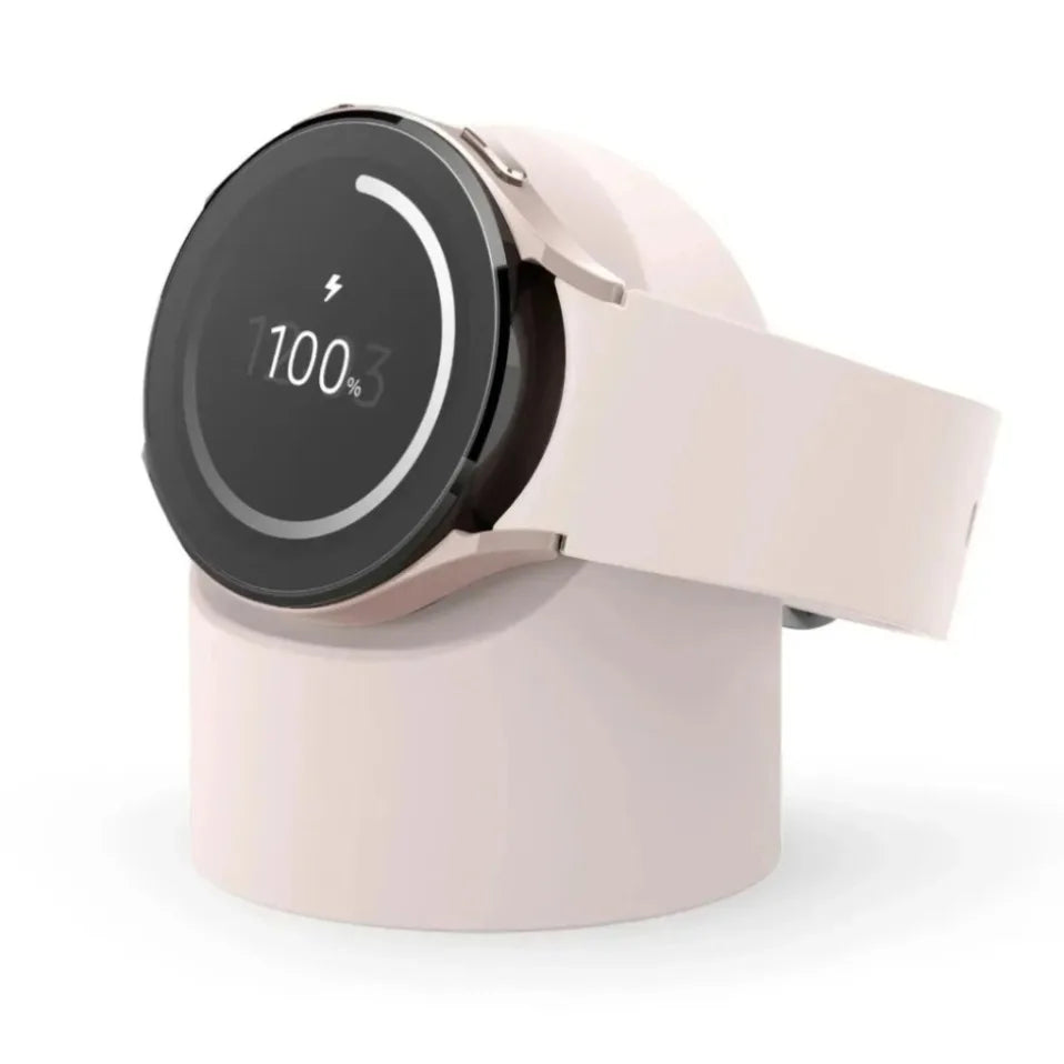 Soporte de Carga Compatible con Samsung Galaxy Watch 9 8 7 6 5, Base de Silicona para Cargador de Galaxy Watch 5 6 7 8 9 Pro