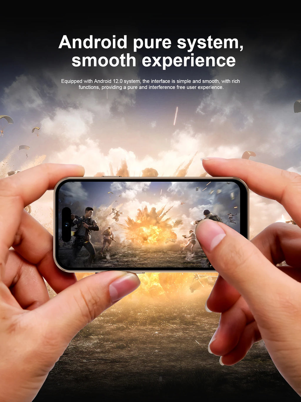 SERVO S16 Mini Android 12,0 teléfono inteligente 4G LTE 16GB/64GB Play Store WhatsAPP WiFi desbloqueo Facial teléfonos móviles de bolsillo pantalla de 4,0"