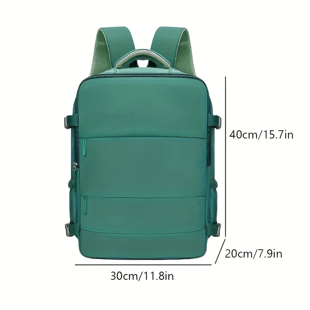 Mochila de Viaje Gran Capacidad con Compartimento para Zapatos y Laptop 16"