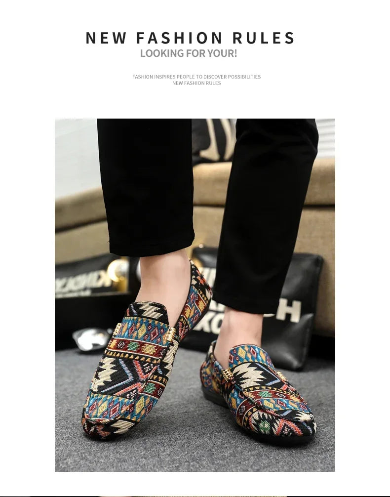 Zapatos informales de verano para hombre, mocasines transpirables para hombre, zapatos perezosos, zapatillas cómodas para caminar, zapatos planos antideslizantes para conducir