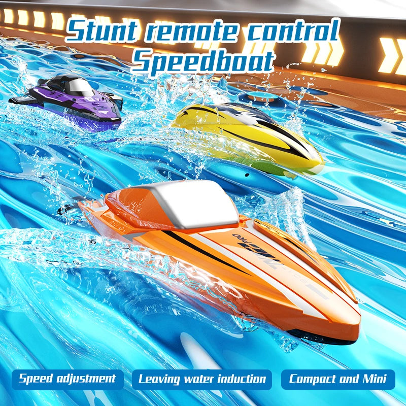 Barco RC de Alta Velocidad con Motor Dual y Control Remoto
