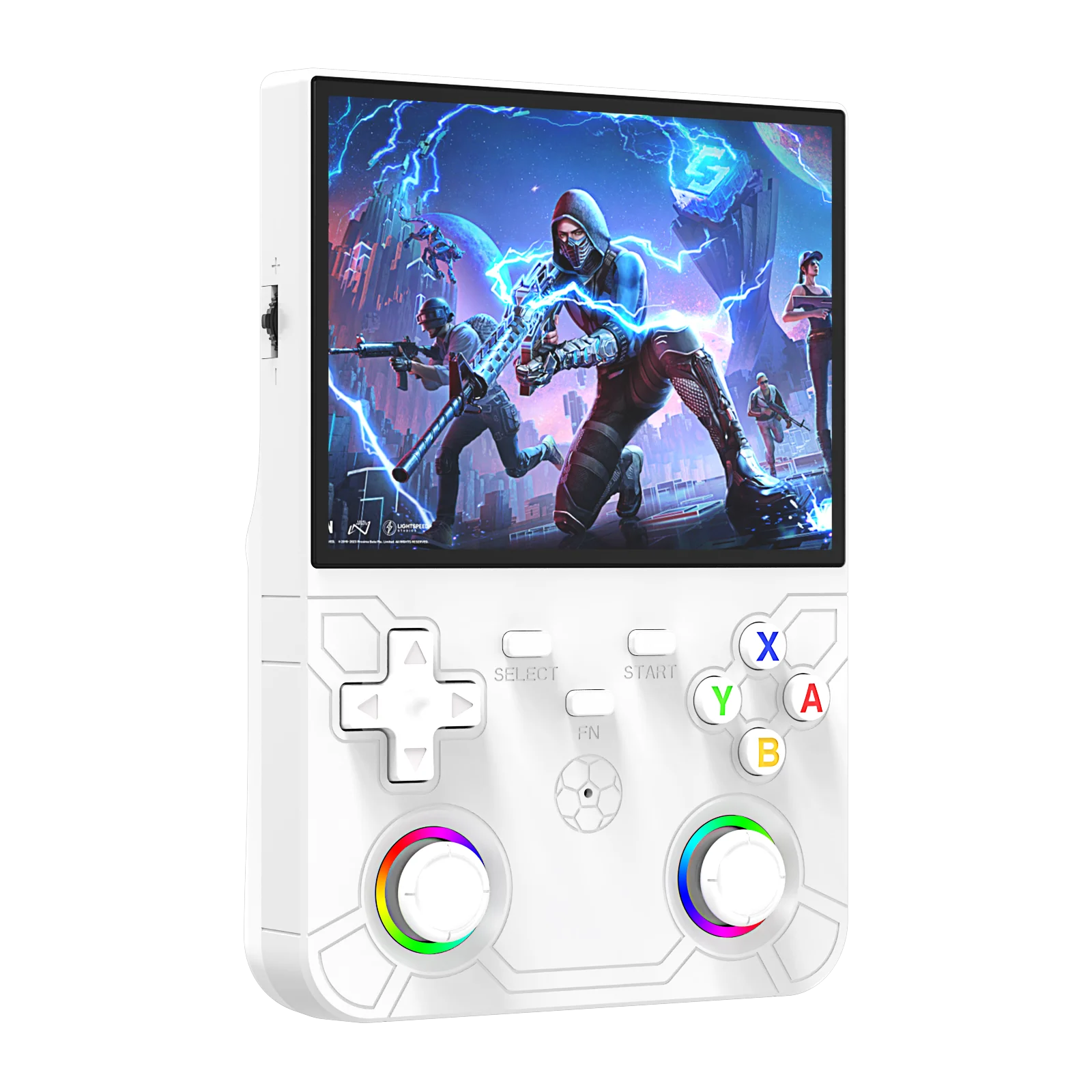 Consola portátil retro R36 Ultra X: 1 GB de RAM, WiFi 2.4G, más de 30 emuladores, altavoces duales, soporte de vibración y carga por USB-C.