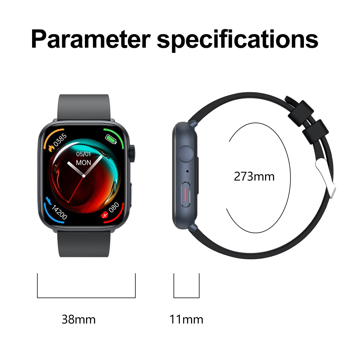 Reloj Inteligente NFC Salud Femenina AMOLED