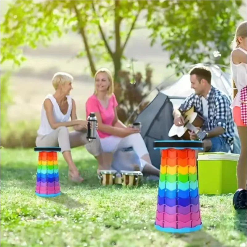 Taburete plegable portátil para camping, picnic y pesca al aire libre