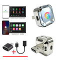 Adaptador inalámbrico 2 en 1 para CarPlay y Android Auto con WiFi y Bluetooth