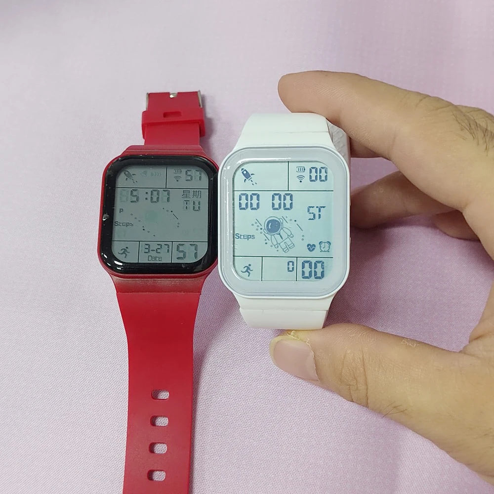 Reloj Digital de moda para hombres, mujeres y niños, relojes deportivos a prueba de suéter, reloj multifunción, reloj de pulsera electrónico para estudiantes