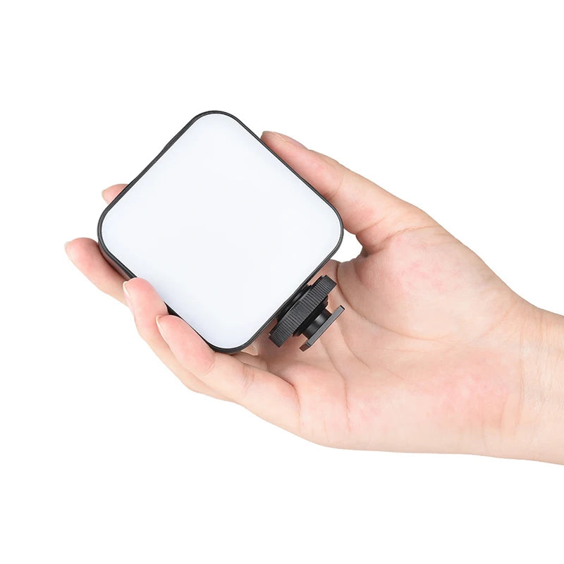 Luz LED de Relleno Recargable 6500K para Cámaras
