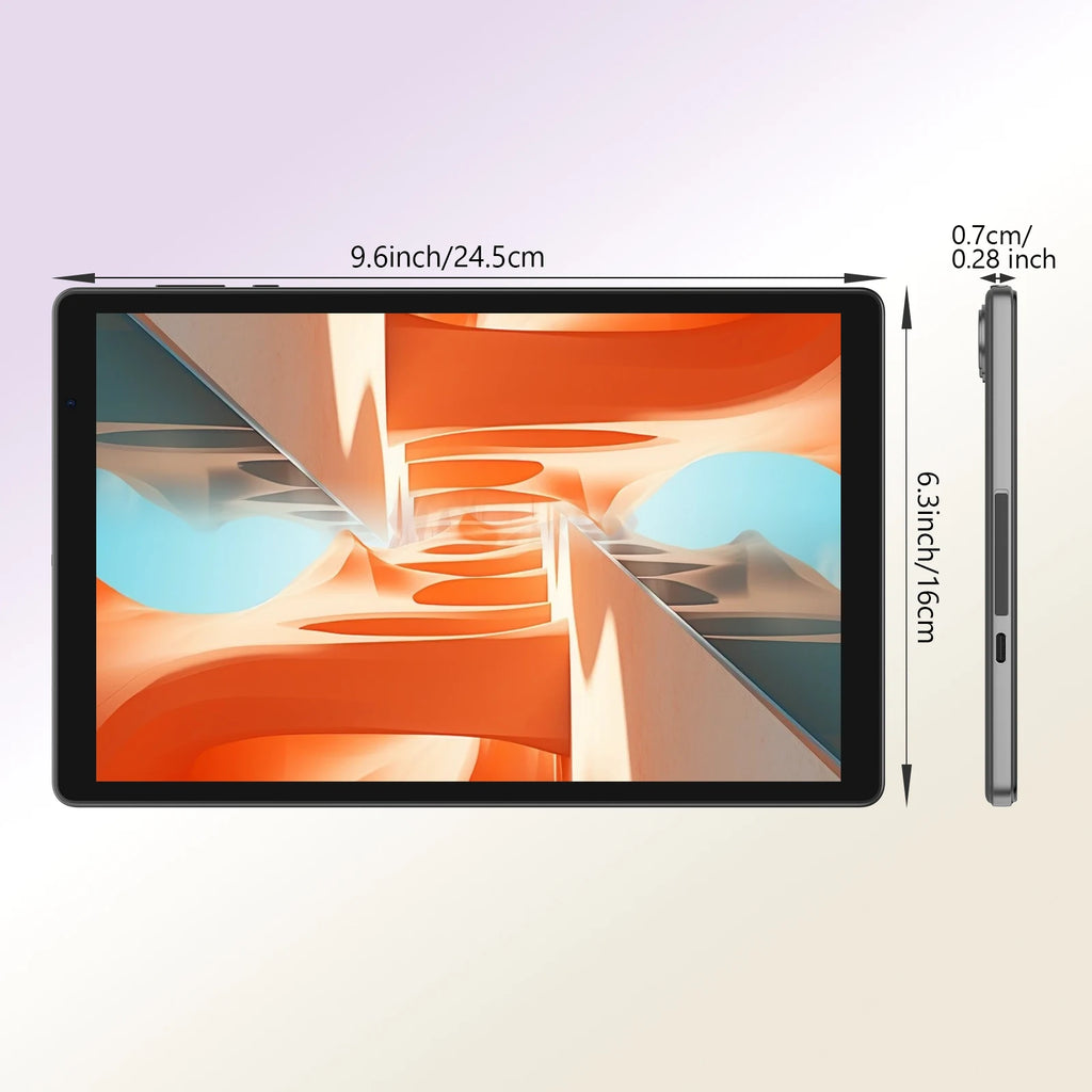 Tablet BAKEN 10 pulgadas Android 16, cinco núcleos, 8 GB + 32 GB, WiFi 6