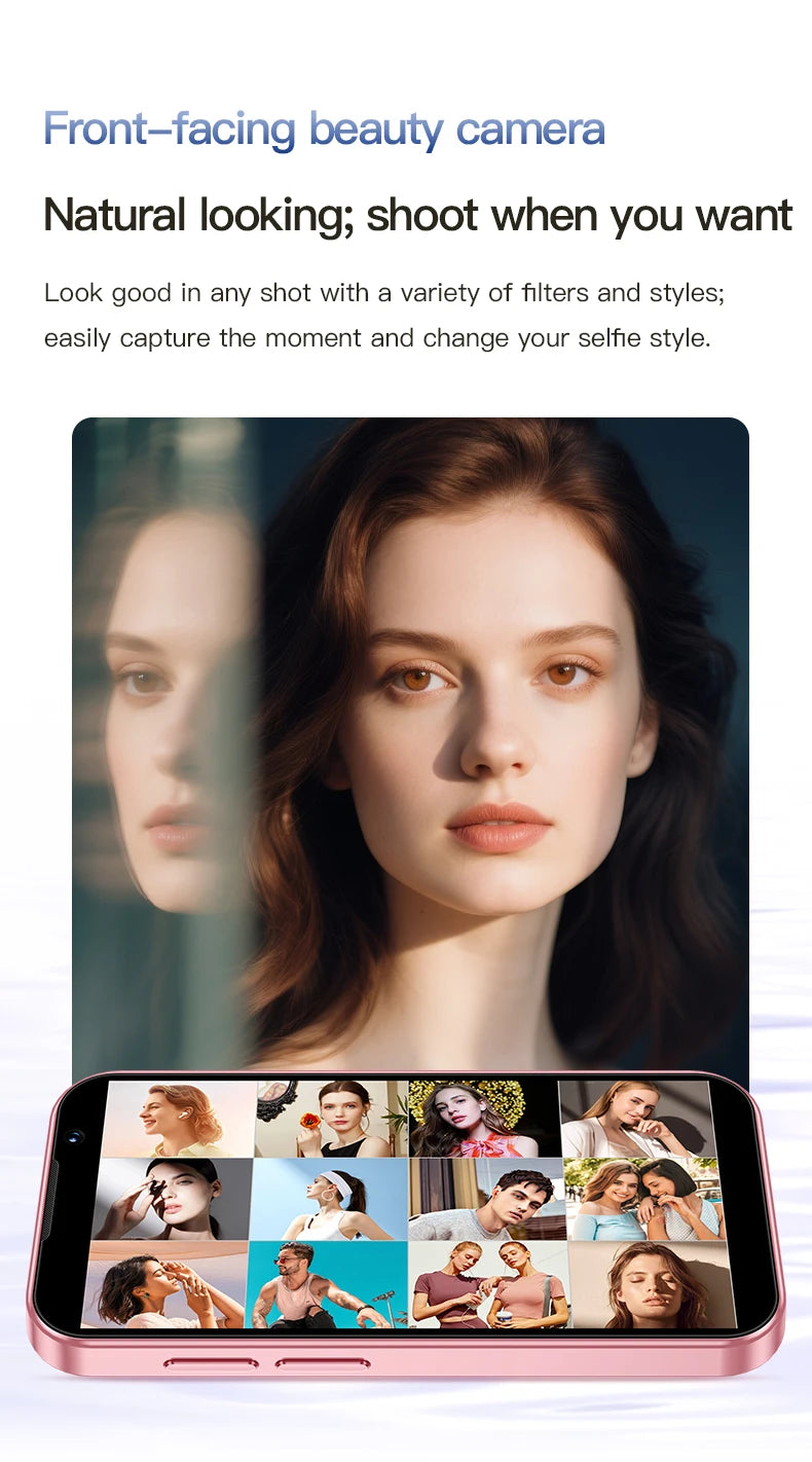 SOYES i17 Mini Smartphone pantalla de 3,0 "2GB RAM 16GB ROM Dual SIM en espera Cámara Dual Android 9,0 múltiples aplicaciones compatible con teléfono pequeño