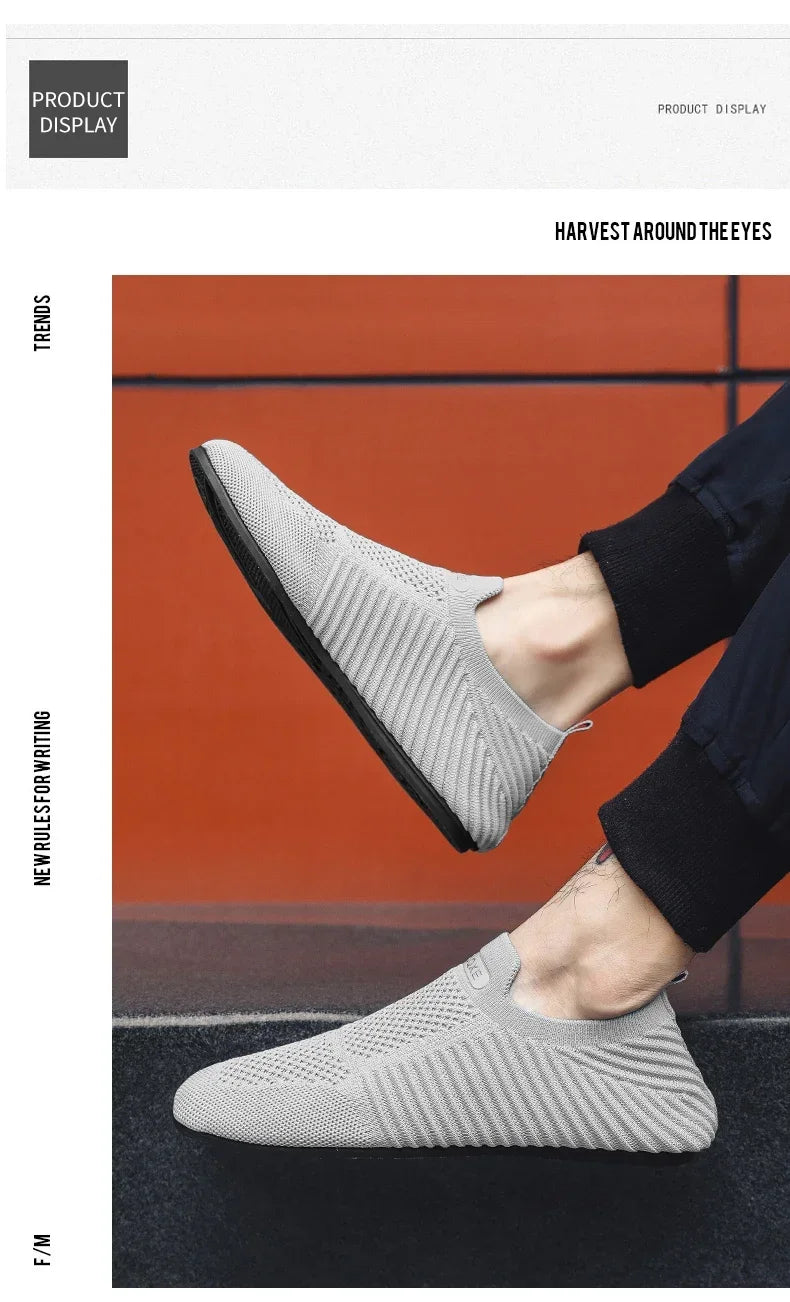 YRZL-mocasines de conducción suaves para hombre, zapatos planos de alta calidad para caminar, mocasines informales de malla transpirable, sin cordones