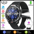 LIGE Reloj Inteligente Exterior 1100mAh Brújula