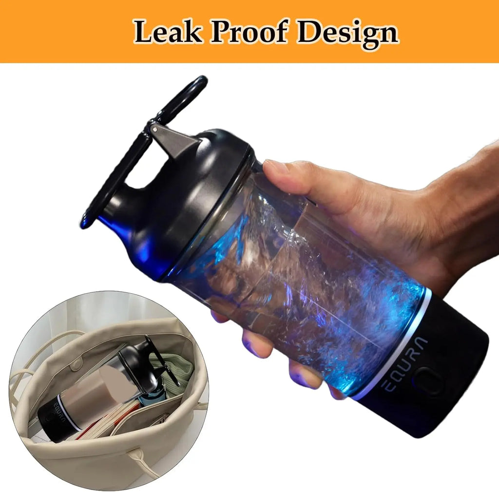 Botella Agitadora Eléctrica 25oz para Batidos de Proteínas con Carga USB-C