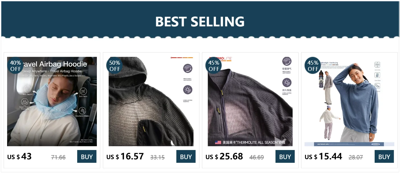 Sudadera con Capucha Thermolite, Liviana y Cálida, Colores Sólidos
