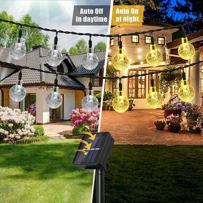 Guirnalda Solar de Luces de Hadas para Jardín