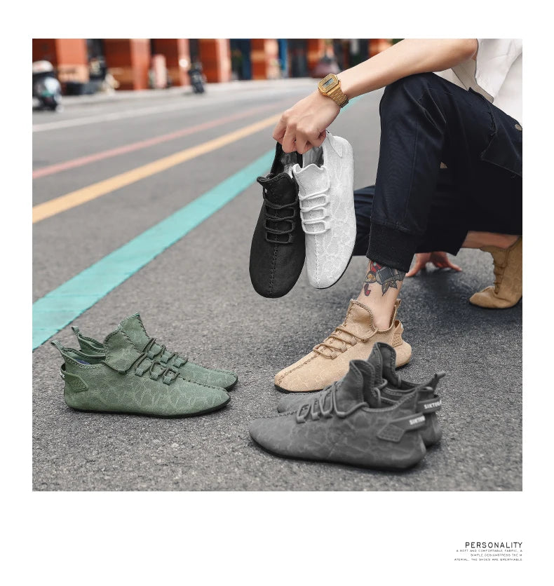 YRZL, mocasines de malla para hombre, mocasines para conducir, zapatos planos de alta calidad para caminar, mocasines informales antideslizantes transpirables, zapatos de verano para hombre