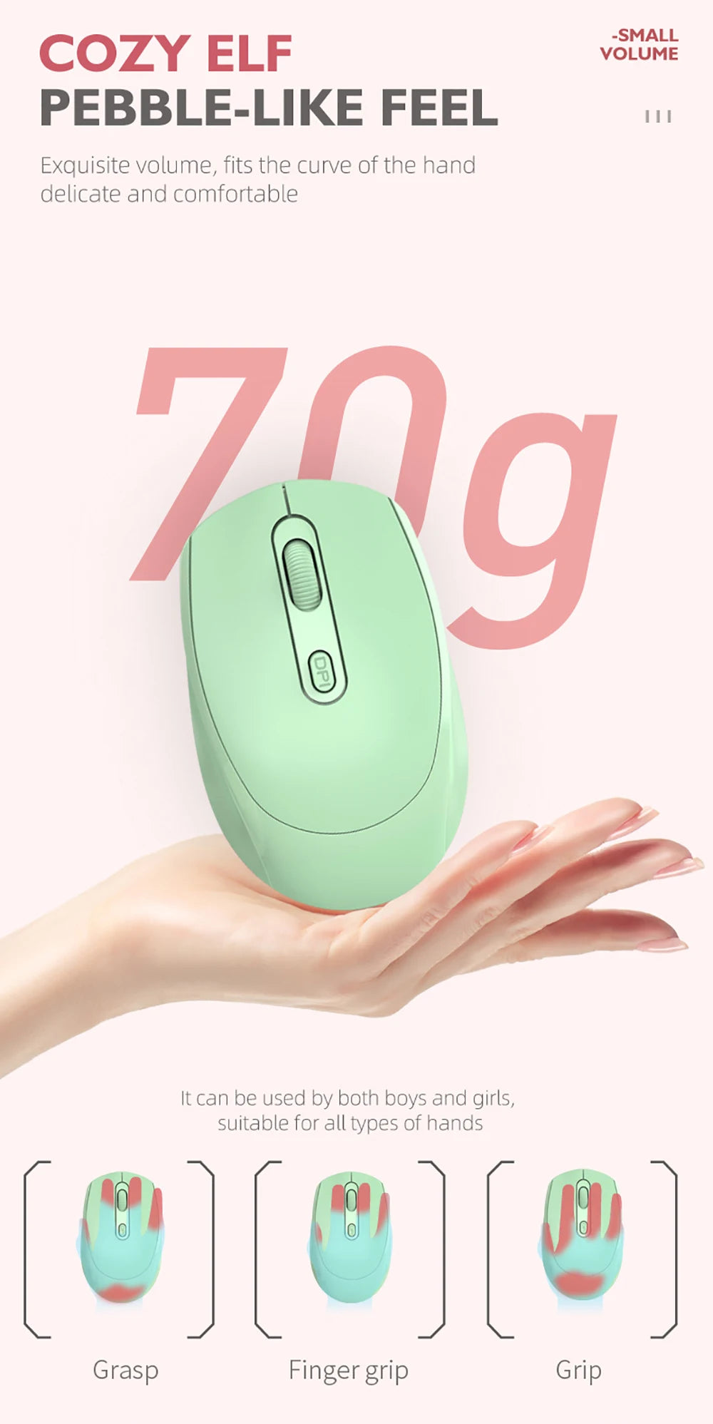 Ratón silencioso inalámbrico adecuado para juegos Esports de oficina de negocios Bluetooth 5,2 2,4G ratones de modo Dual ratón ergonómico recargable