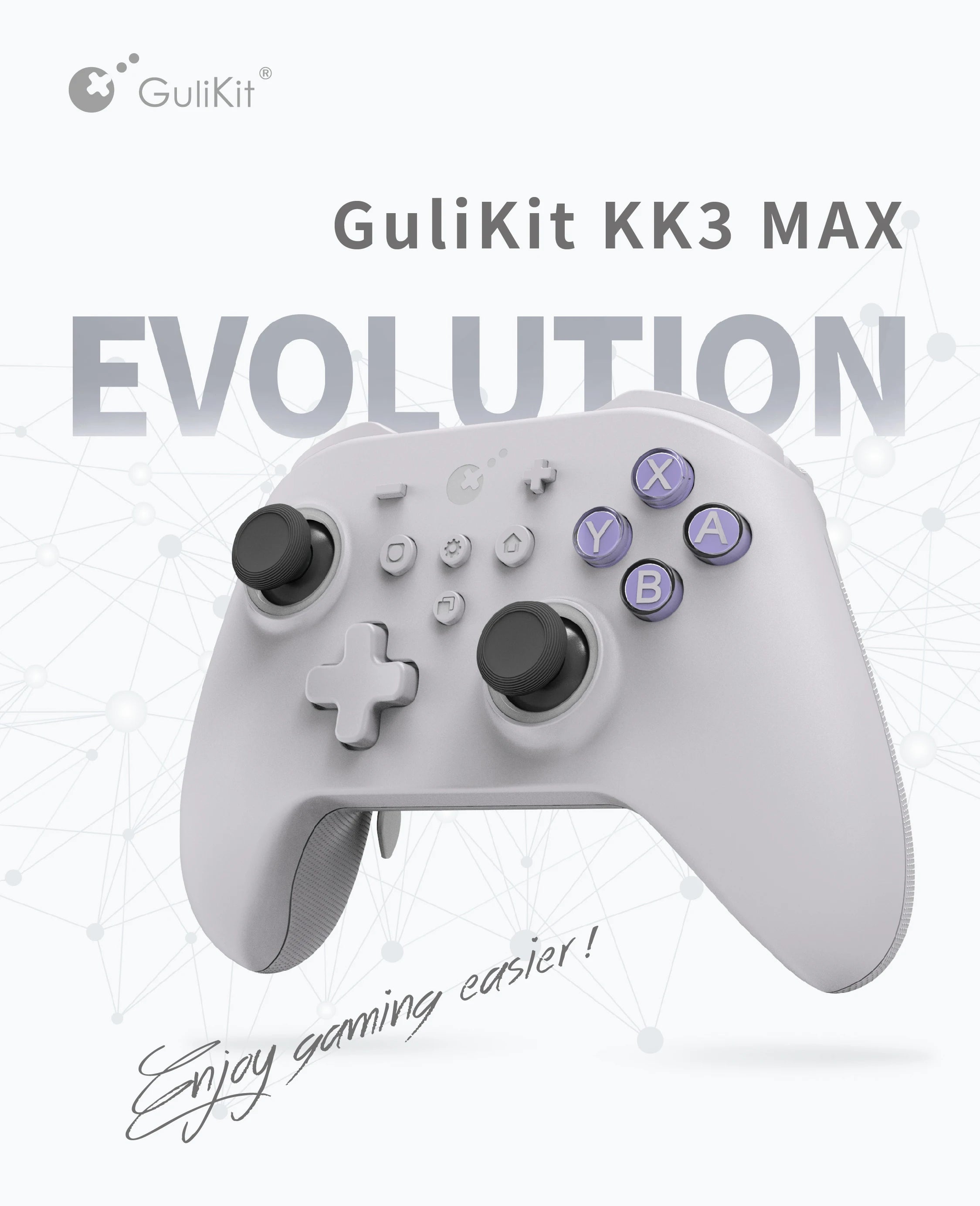 GuliKit-mando KK3 MAX NS39 KingKong 3, Gamepad con efecto Hall, Joysticks y disparadores para Windows, Nintendo Switch, Android e iOS