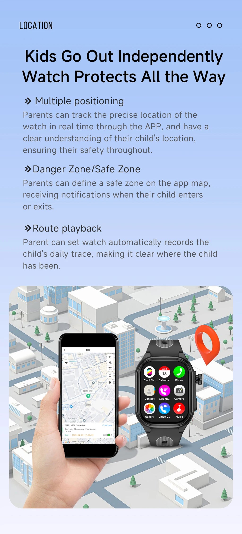 Reloj Inteligente Niños 4G GPS Videollamada SOS