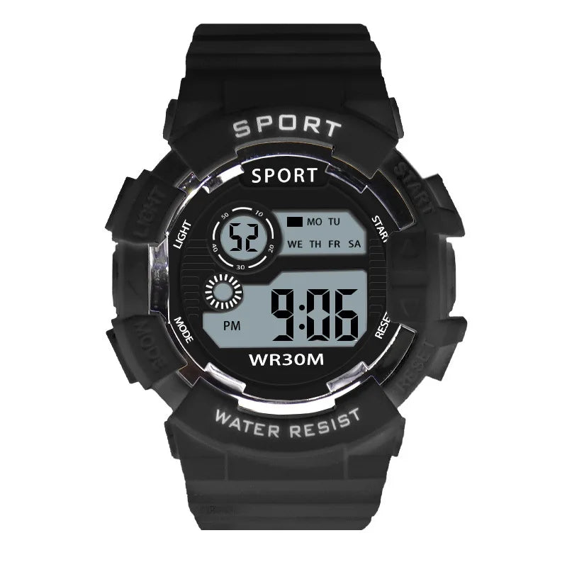 Relojes de moda para niños, reloj Digital deportivo luminoso resistente al agua, relojes con alarma, reloj electrónico inteligente para niños y niñas, regalo