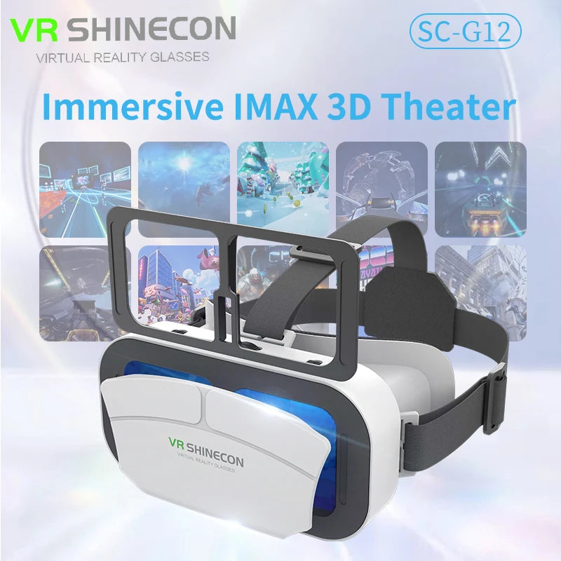 Viar 3D gafas de realidad Virtual VR auriculares casco dispositivos lentes gafas inteligentes para teléfono inteligente Realidade juego móvil Hedset