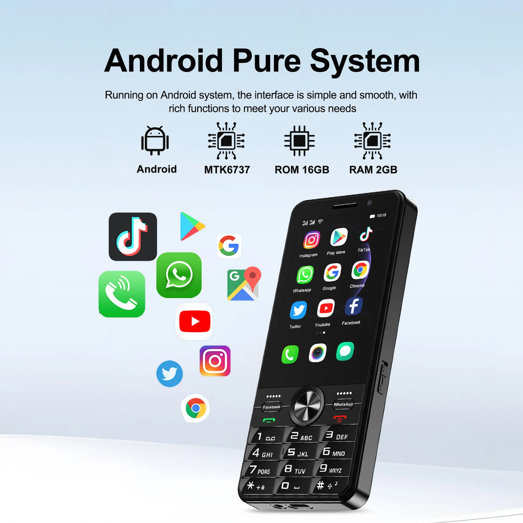 SERVO F24 PRO – Celular 4G Android 3.5" Doble SIM 2+16GB
