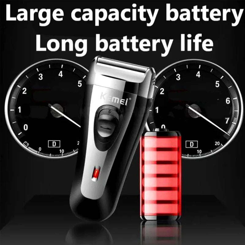 Kemei Afeitadora Eléctrica Inalámbrica KM-9038