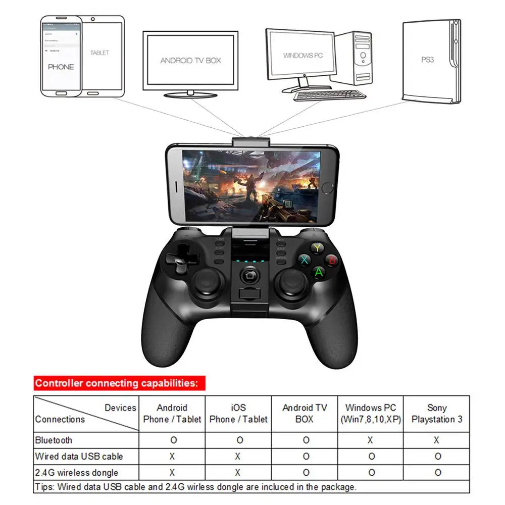 Mando con Bluetooth para jugar a Pubg, para iPhone, Android, PC, PS4, PS3, Playstation 4, 3, Nintendo Switch