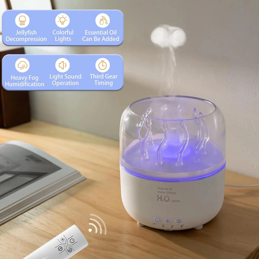 Humidificador Hierba Marina 280ml Ultrasónico