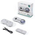 Consola de Videojuegos Retro SF900 1080P HD, Consola de Juegos para TV con Más de 5000 Juegos Clásicos de SNES, 2 Controles Inalámbricos, Plug and Play, Juegos para el Hogar