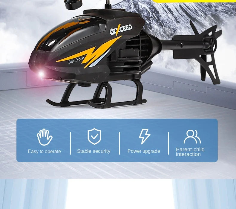 Mini Dron RC con Luces LED Control Remoto y por Gestos