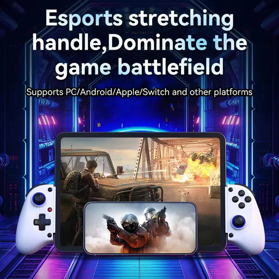 Controlador inalámbrico para teléfono, mando Bluetooth para Switch, PS4, PS3, Xbox, iPhone, Android, móvil, PC, mando para juegos