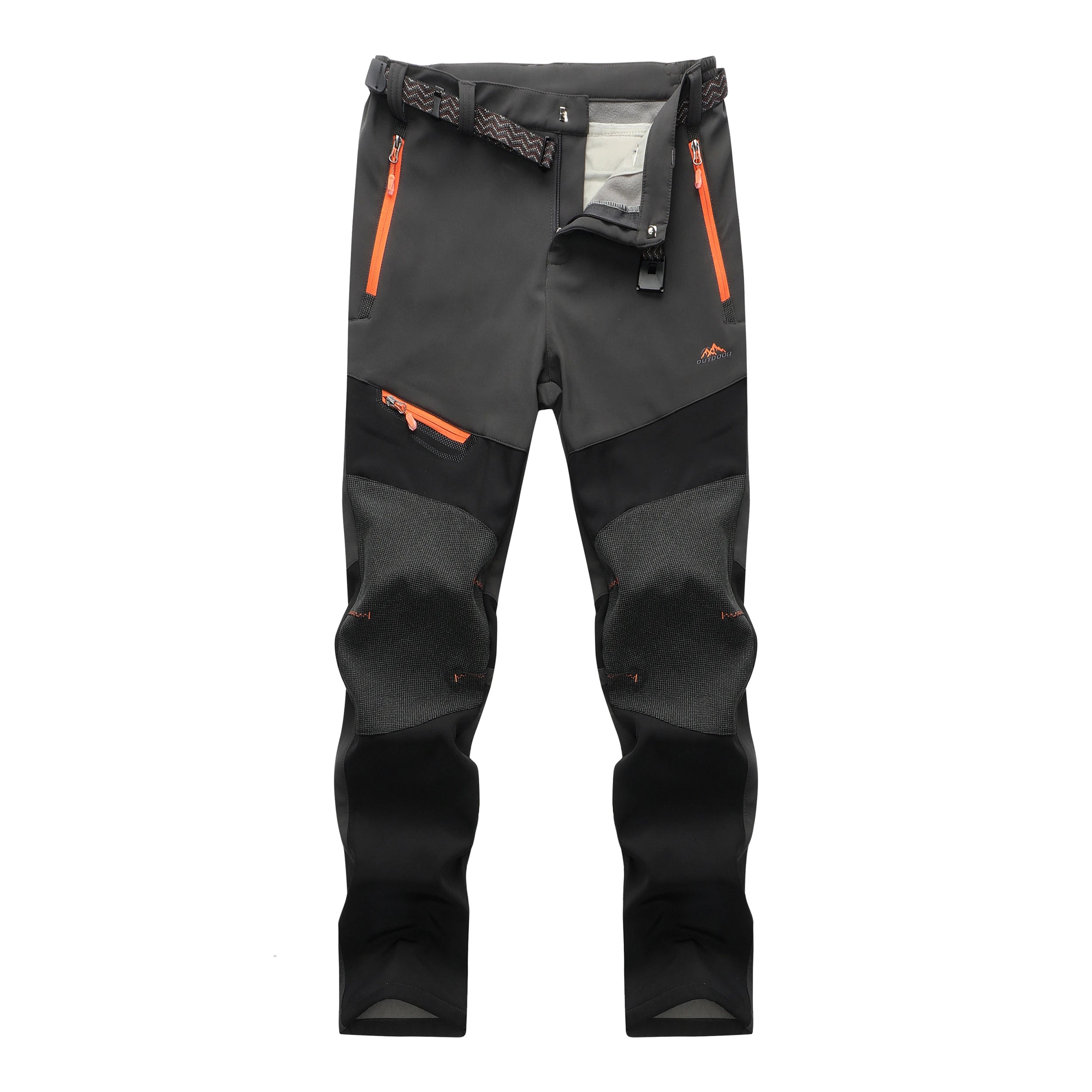 Pantalones de Senderismo Impermeables con Forro Polar para Hombre