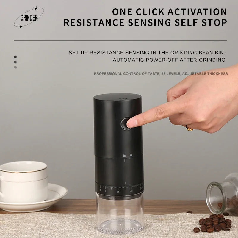 Molinillo de Café Eléctrico Portátil USB