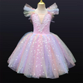 Vestido de Ballet Tutú para Niñas, Traje de Bailarina Infantil
