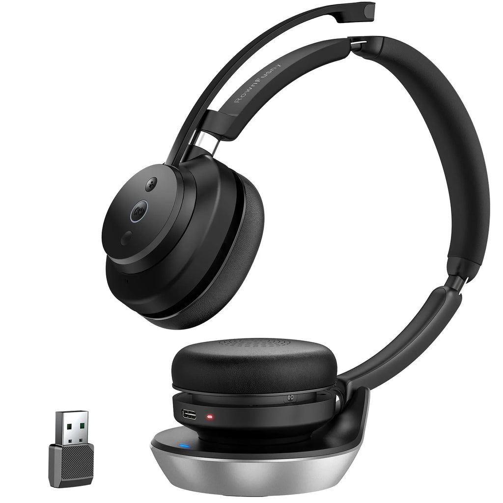 Rownfusny R02 Auriculares Bluetooth Dongle USB Trabajo