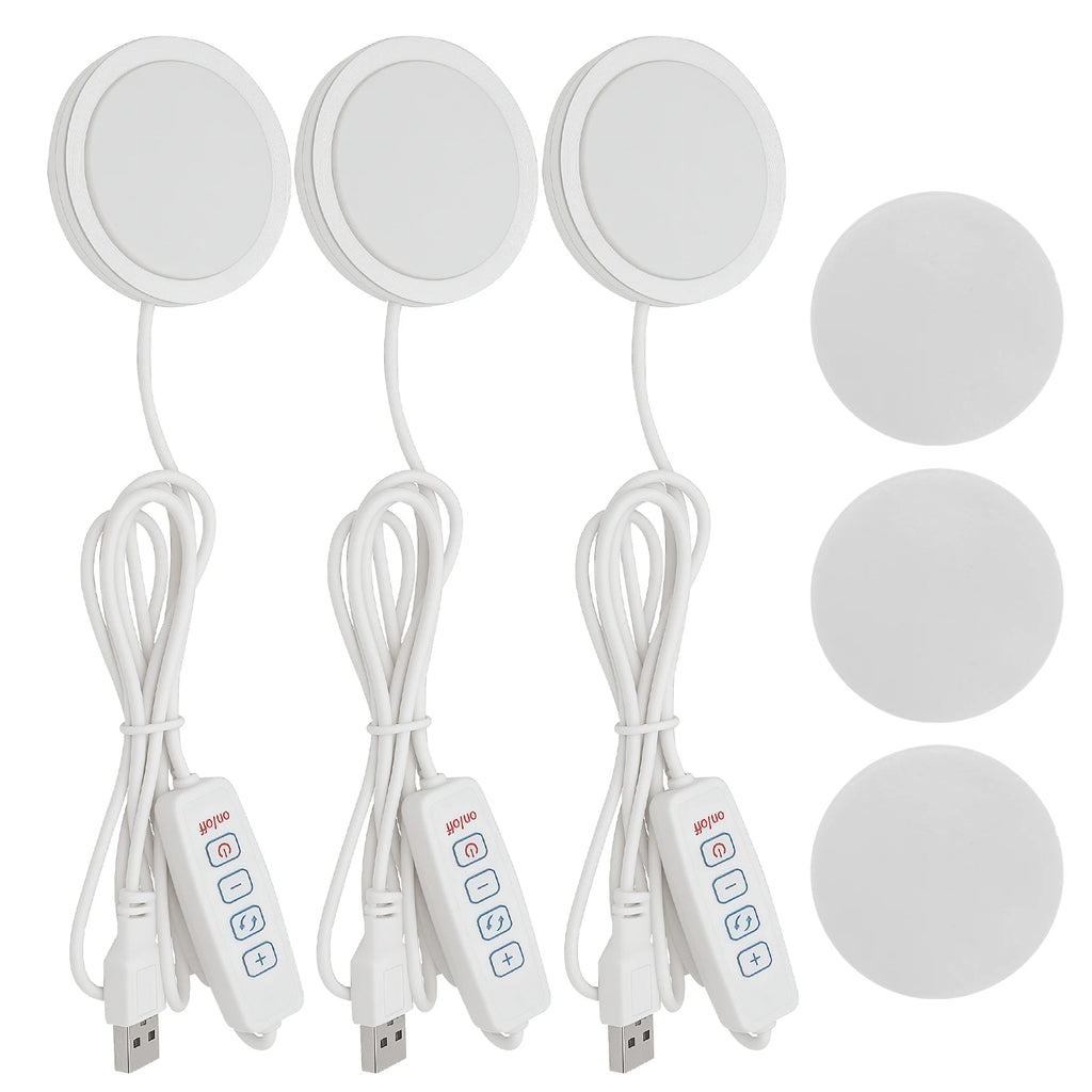 Kit de Lámparas LED de 3/5/10 Piezas, 3 Colores, Alimentación USB de 5V, Luz Cálida de 3000k-6400k, Brillo Ajustable, Lámpara para Espacio de Impresión 3D para Cabina