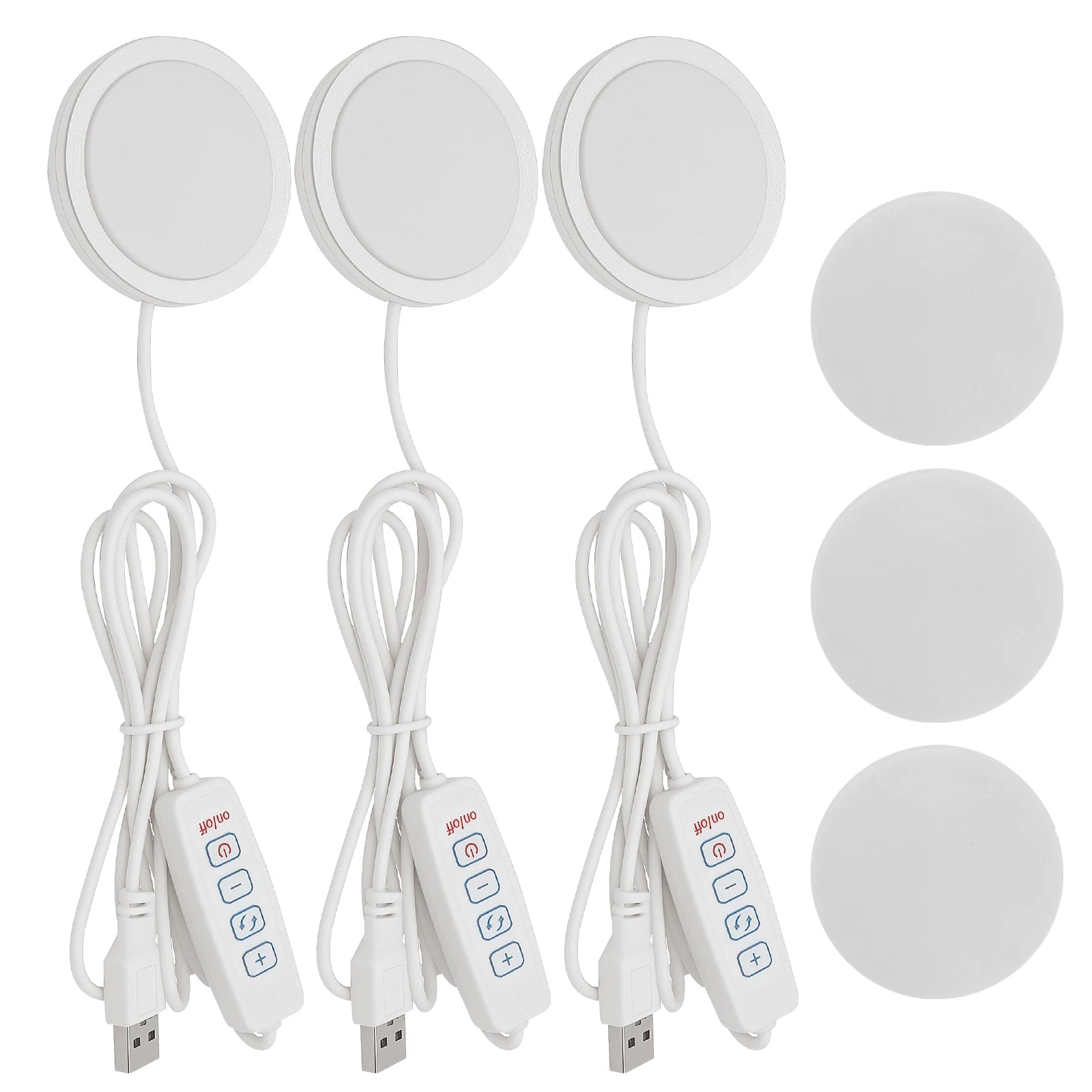 Kit de Lámparas LED de 3/5/10 Piezas, 3 Colores, Alimentación USB de 5V, Luz Cálida de 3000k-6400k, Brillo Ajustable, Lámpara para Espacio de Impresión 3D para Cabina
