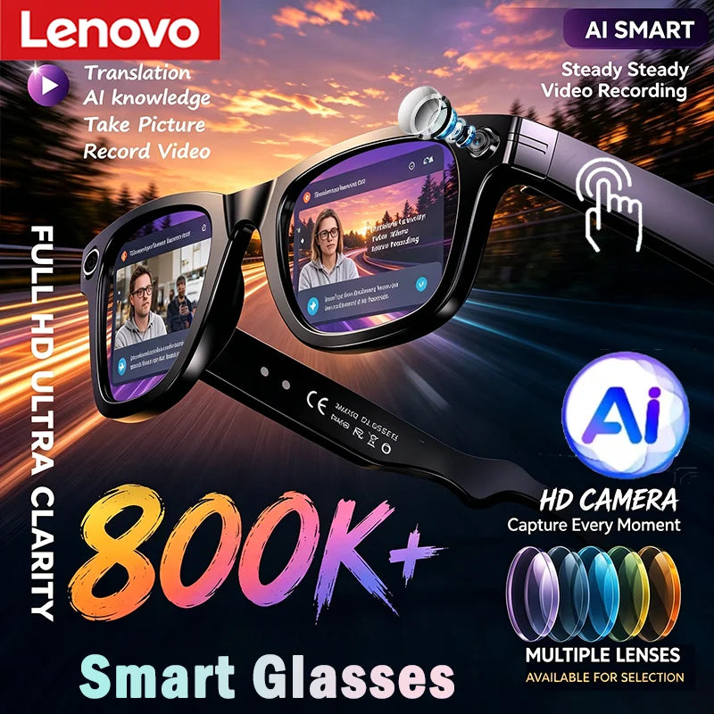 Gafas Inteligentes Lenovo 8K con IA y Traducción