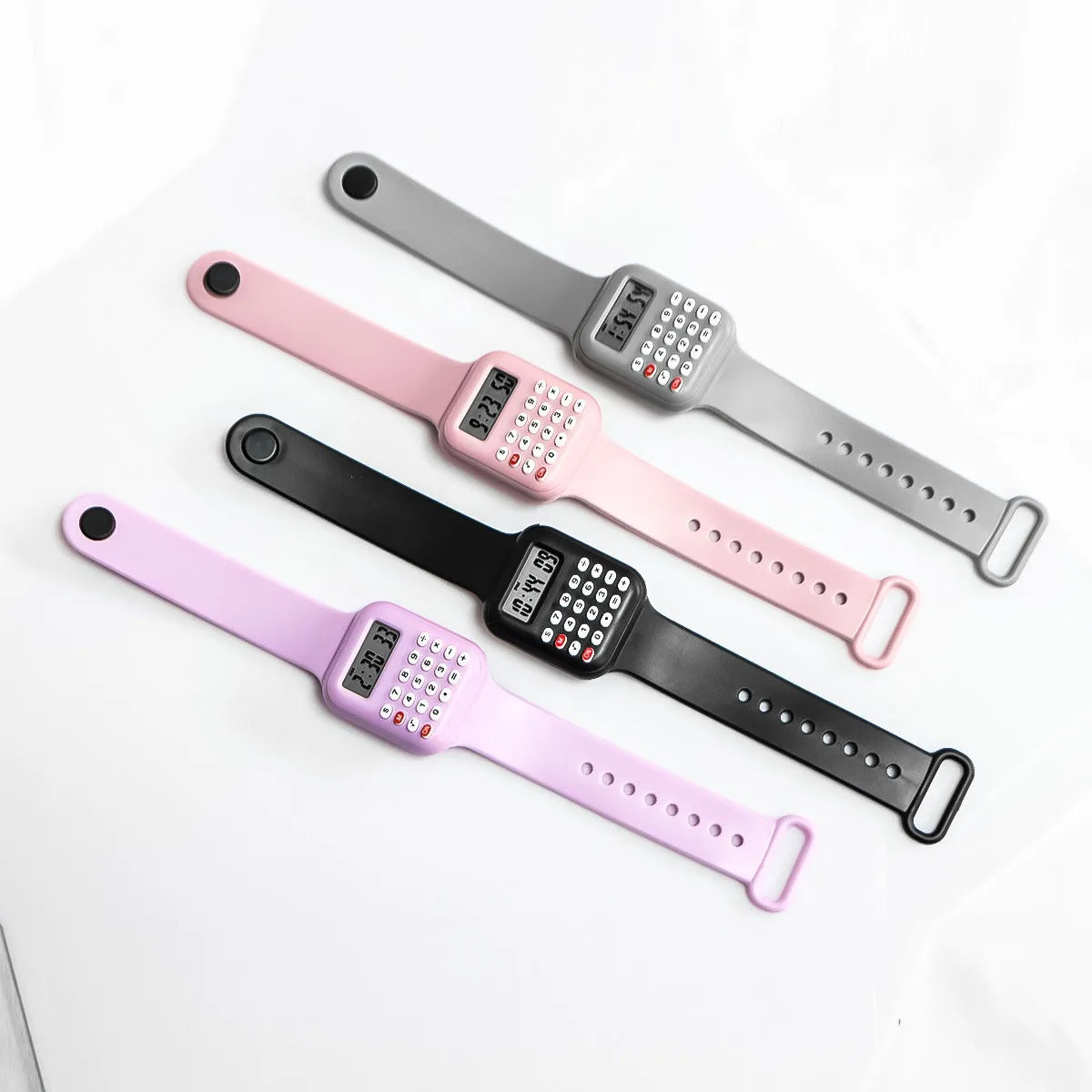 Reloj con calculadora creativa, reloj Digital LED de dibujos animados para niños, reloj electrónico deportivo de moda para niños y niñas, reloj de regalo para estudiantes