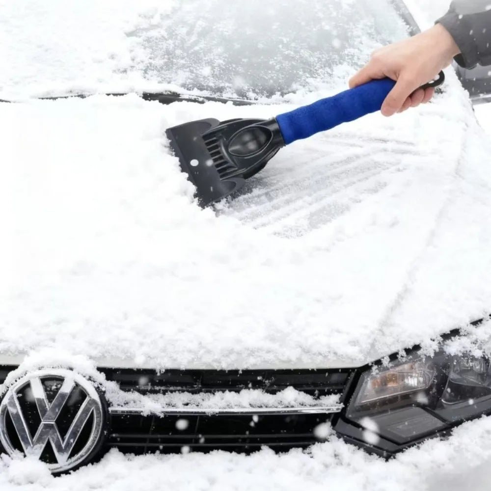 Pala de nieve para parabrisas de coche, herramienta raspadora para limpieza de ventanas y puertas de coches de invierno, accesorios de limpieza automática