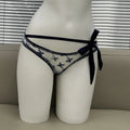 Conjunto de Bralette y Bragas con Bordado Mariposa para Mujer