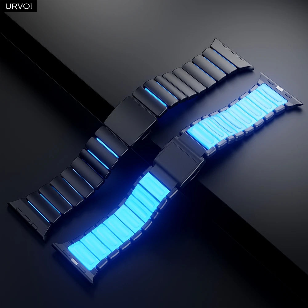 Correa URVOI Stratos Titanio para Apple Watch