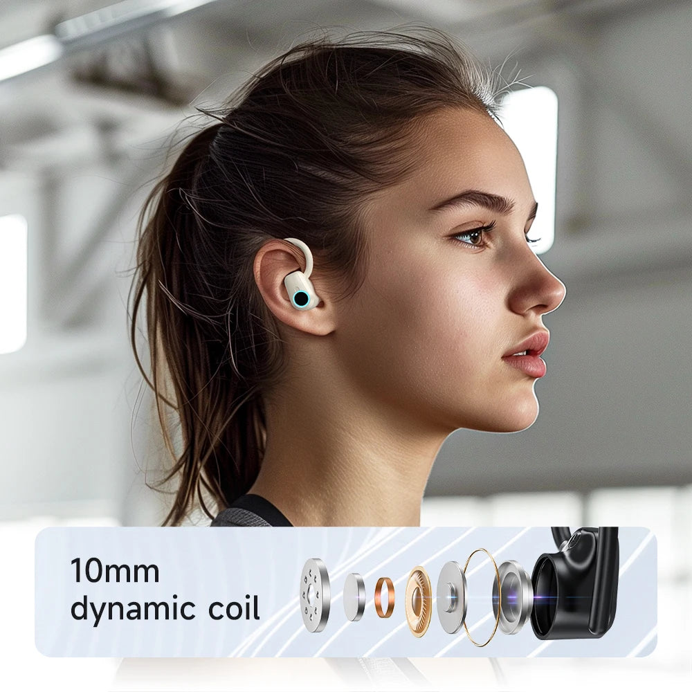 HOCO EQ8 Auriculares Bluetooth 5.3 Pantalla LED HiFi