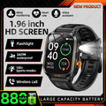 LIGE Reloj Inteligente Militar 880mAh Linterna