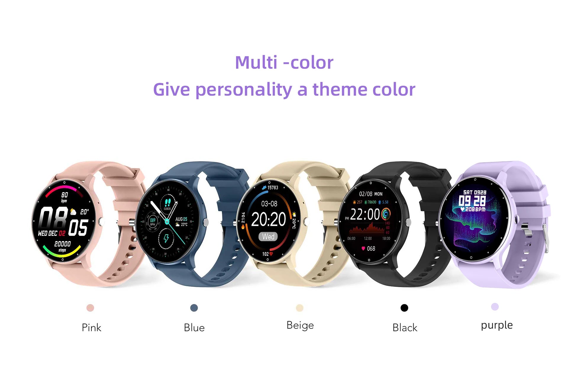 LIGE Reloj Inteligente Táctil IP68 Bluetooth