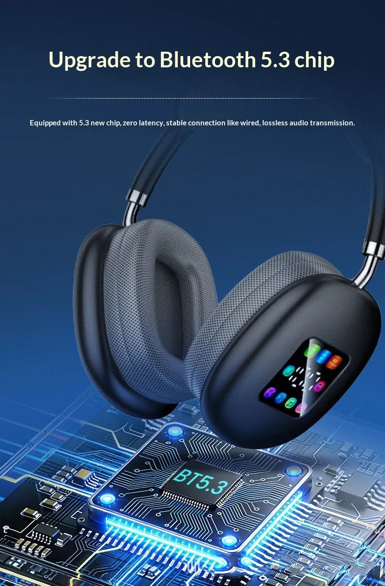 CEP-9 Auriculares Bluetooth 5.3 Pantalla LED Color